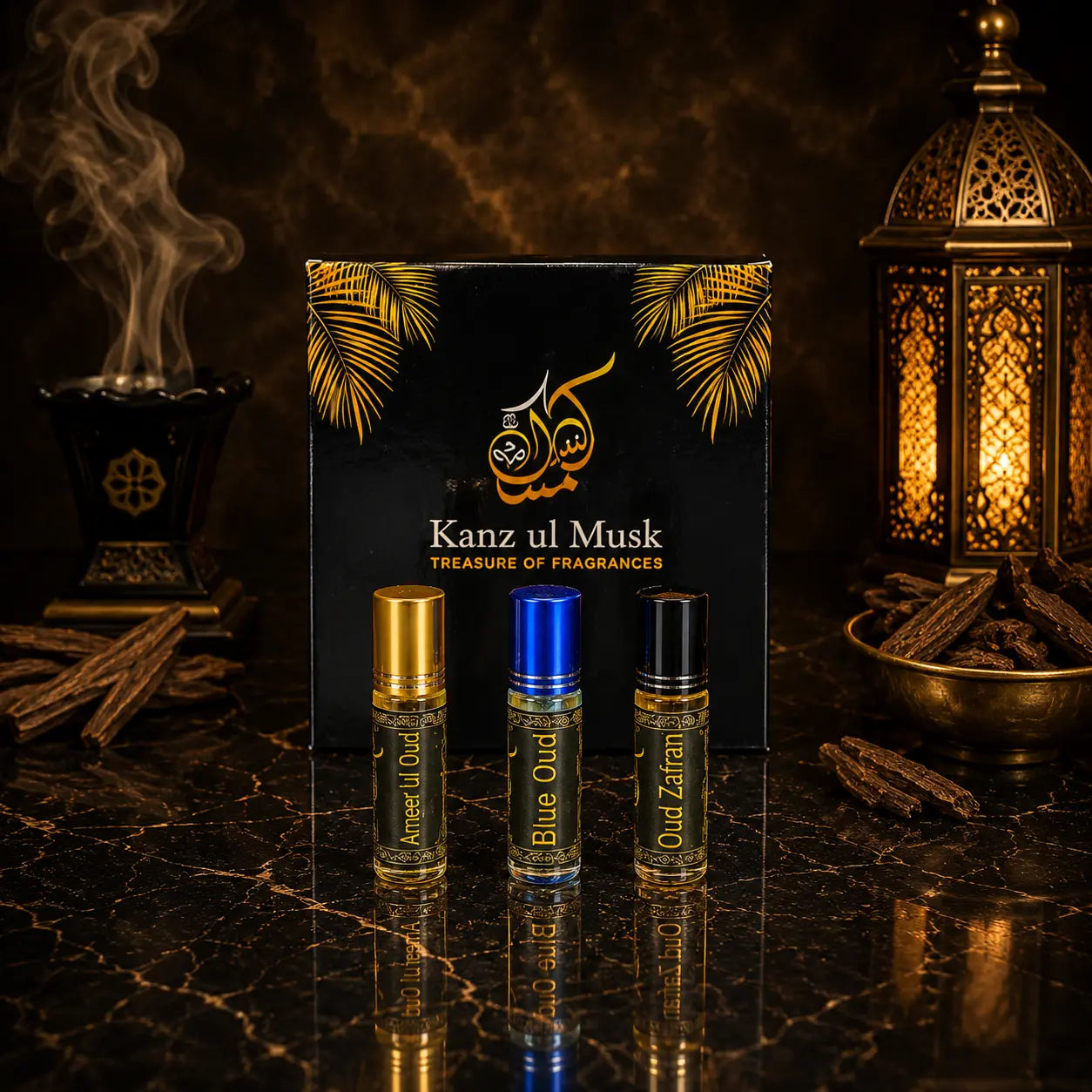 Oud Bundle - Pack of 3 Attars (6ml each)