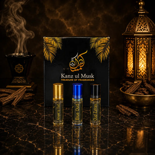 Oud Bundle - Pack of 3 Attars (6ml each)