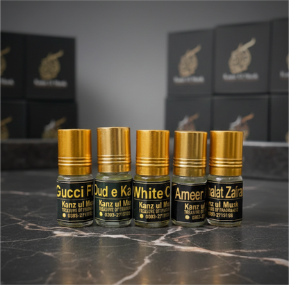 Pack of 5 Attars of your choice (2ml each)