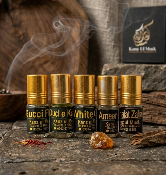 Pack of 5 Attars of your choice (2ml each)